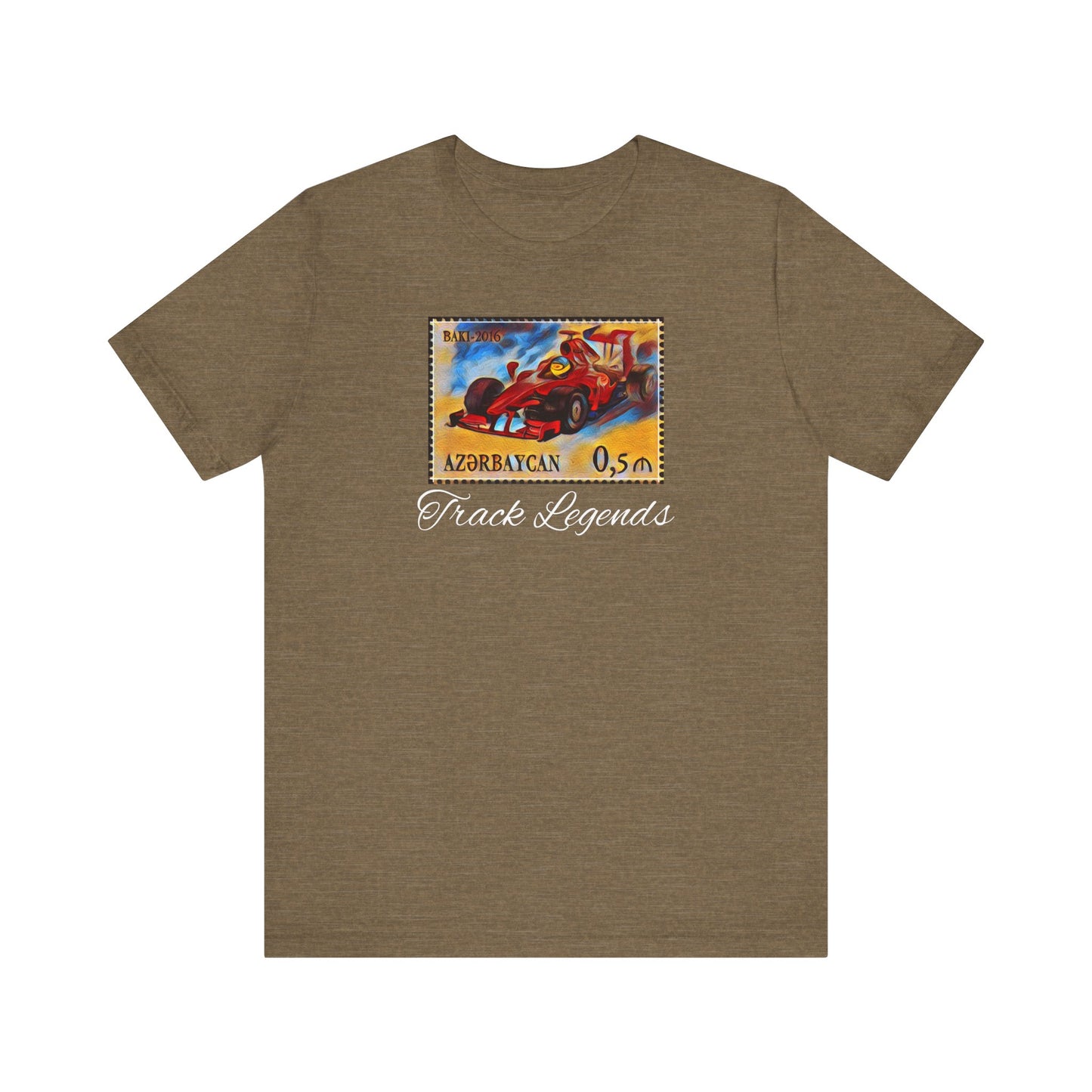 F1 Racing Car Postage Stamp Tee -Azerbaijan Grand Prix