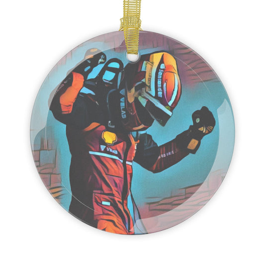 Charles Leclerc F1 - Glass Ornament